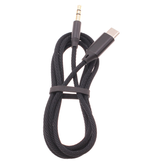 image of Aux Cable USB-C to 3.5mm Audio Cord Car Stereo Aux-in Adapter Speaker Jack Wire  - BFA71 1500-1