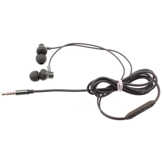 Wired Earphones Hi-Fi Sound Headphones Handsfree Mic Headset Metal Earbuds  - BFD75 1575-1