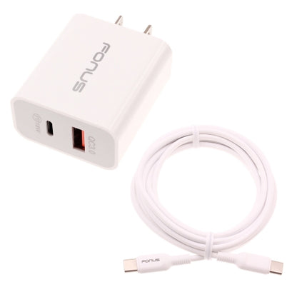 36W PD Home Charger Fast Type-C 6ft Long Cable USB-C Power Cord QC3.0 Adapter  - BFE41 1499-4