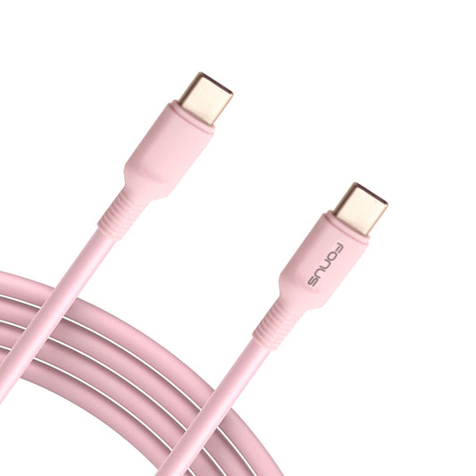 image of Pink 10ft Long Cable USB-C to Type-C PD Fast Charger Cord Power Wire  - BFA15 1585-1