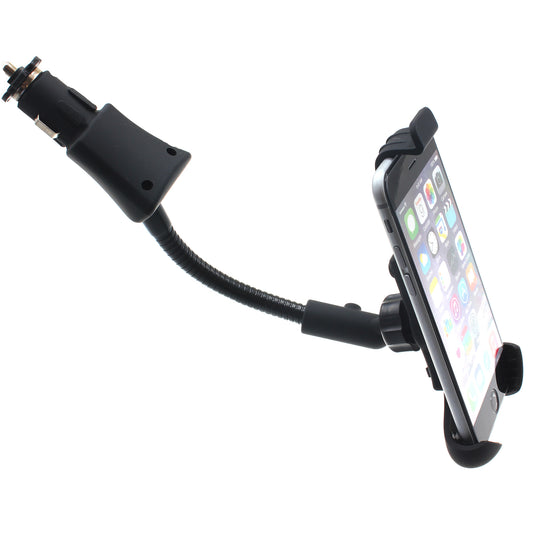 image of Car Mount Charger Holder DC Socket USB Port Cradle  - BFC98 660-1