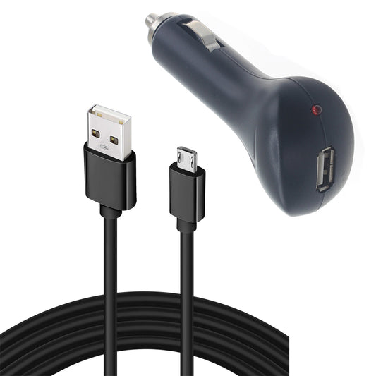 image of Car Charger USB Cable MicroUSB Power Adapter  - BFT30 1342-1