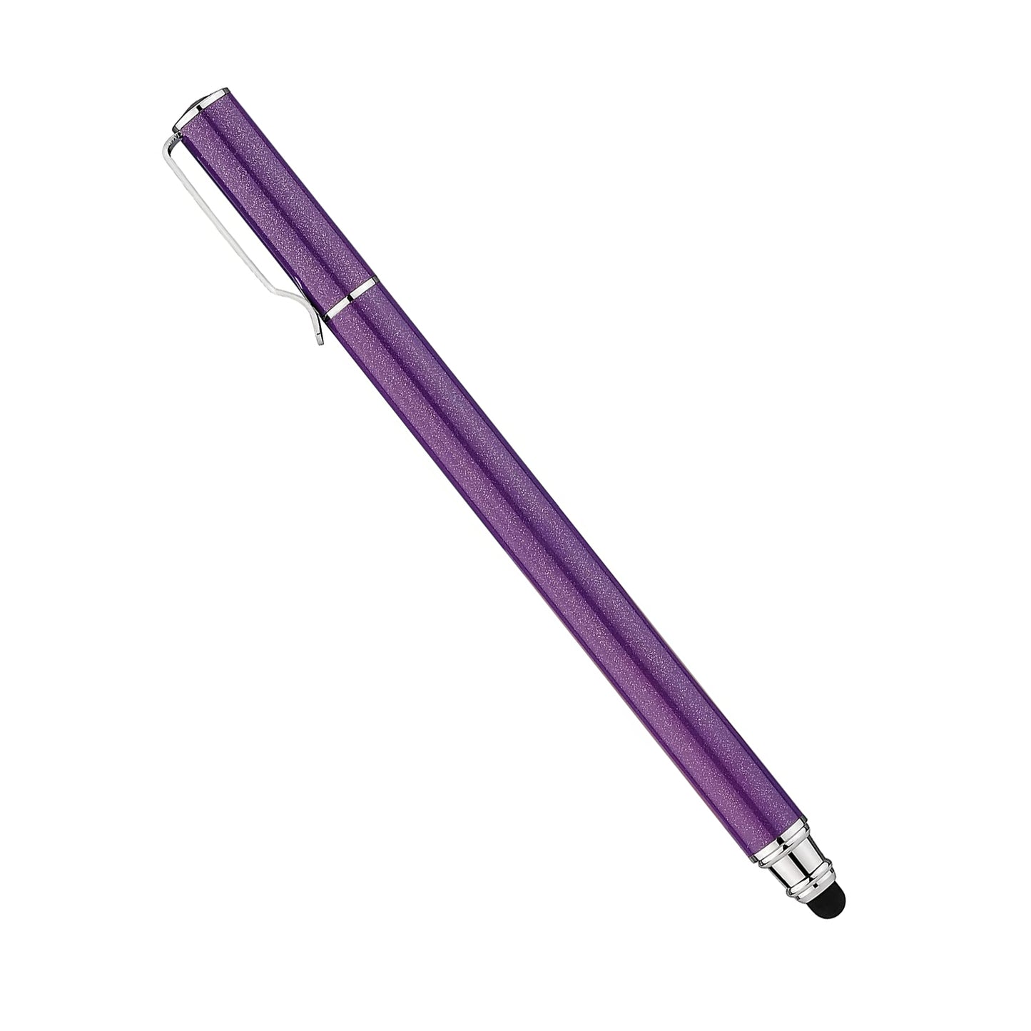 Purple Stylus Touch Screen Pen Fiber Tip Aluminum Lightweight  - BFZ55 1681-1