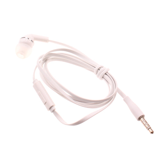 image of Mono Headset Earphone w Mic Wired Earbud 3.5mm Single Headphone Hands-free  - BFF70 441-1