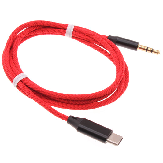 image of Aux Cable USB-C to 3.5mm Audio Cord Car Stereo Aux-in Adapter Speaker Jack Wire  - BFE42 1501-1