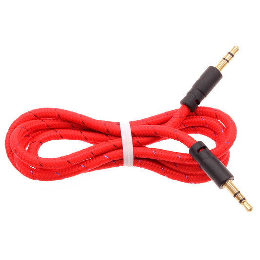 image of Aux Cable 3.5mm Adapter Car Stereo Aux-in Audio Cord Speaker Jack Wire  - BFM98 402-1