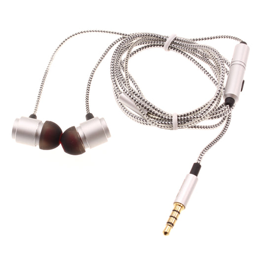 image of Wired Earphones Hi-Fi Sound Headphones Handsfree Mic Headset Metal Earbuds  - BFG94 432-1