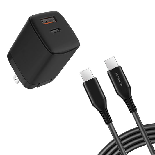 image of 38W PD Home Charger Fast Type-C 6ft Long Cable USB-C Power Cord QC3.0 Adapter  - BFG88 1861-1