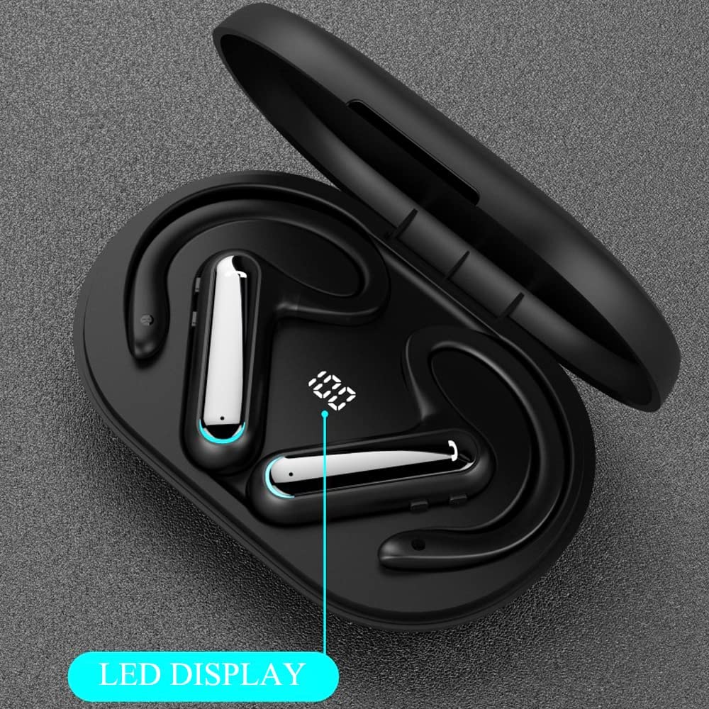 Ear-hook TWS Earphones Wireless Bluetooth Earbuds Ear hook Headphones  True Stereo  Charging Case  - BFZ19 1900-3