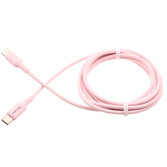 Pink 6ft Long Cable USB-C to Type-C PD Fast Charger Cord Power Wire  - BFB43 1419-1