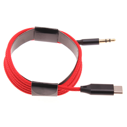 image of Aux Cable USB-C to 3.5mm Audio Cord Car Stereo Aux-in Adapter Speaker Jack Wire  - BFE42 1501-1