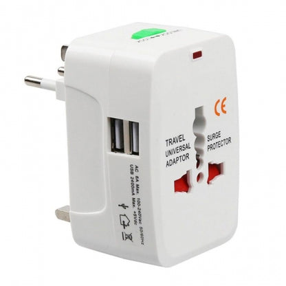 International Charger USB 2-Port Travel Adapter Plug Converter AC Power  - BFM08 1344-1