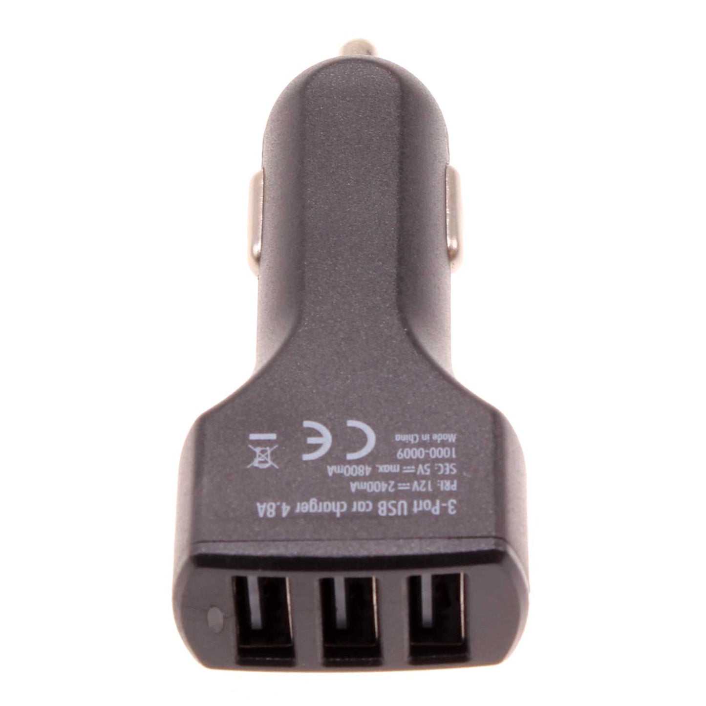 Car Charger 36W 3-Port USB 4.8A DC Socket Plug-in  - BFK62 843-1