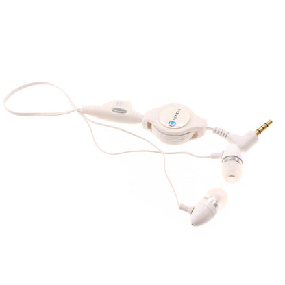 Retractable Earphones Wired Headphones Handsfree Mic Headset 3.5mm  - BFD57 365-1