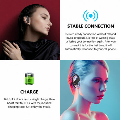 TWS Headphones Wireless Earbuds Earphones Ear hook Bluetooth - BFL95 1370-8