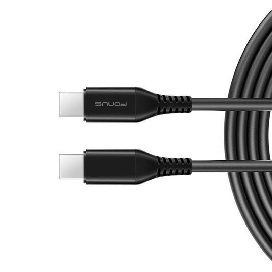 image of 10ft Long USB-C Cable PD Fast Charger Cord Power Wire (Type-C to Type-C) Sync  - BFK53 1464-1