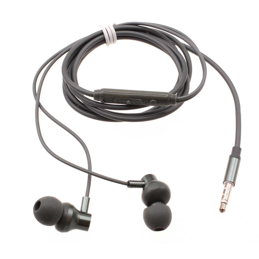 image of Wired Earphones Hi-Fi Sound Headphones Handsfree Mic Headset Metal Earbuds  - BFD75 1575-1