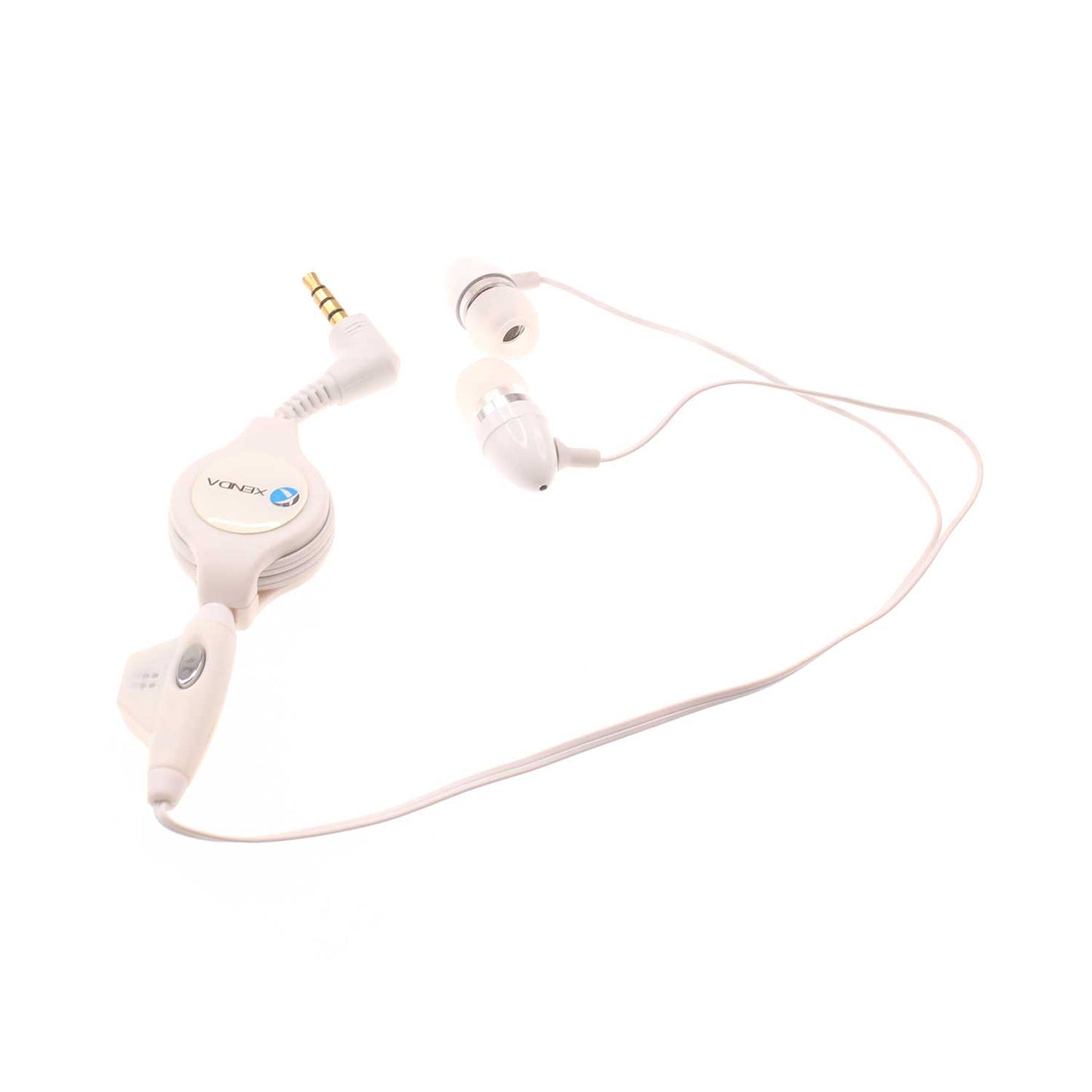 Retractable Earphones Wired Headphones Handsfree Mic Headset 3.5mm  - BFD57 365-1