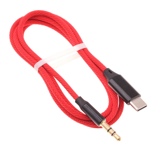 image of Aux Cable USB-C to 3.5mm Audio Cord Car Stereo Aux-in Adapter Speaker Jack Wire  - BFE42 1501-1