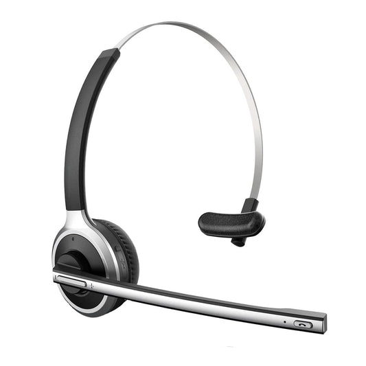 image of Wireless Headphone Boom Mic Headset Hands-free Earphone Over-the-Head - BFL96 1371-1