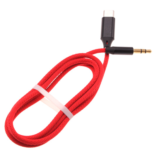 image of Aux Cable USB-C to 3.5mm Audio Cord Car Stereo Aux-in Adapter Speaker Jack Wire  - BFE42 1501-1