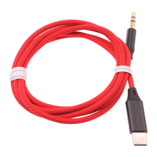 image of Aux Cable USB-C to 3.5mm Audio Cord Car Stereo Aux-in Adapter Speaker Jack Wire  - BFE42 1501-1