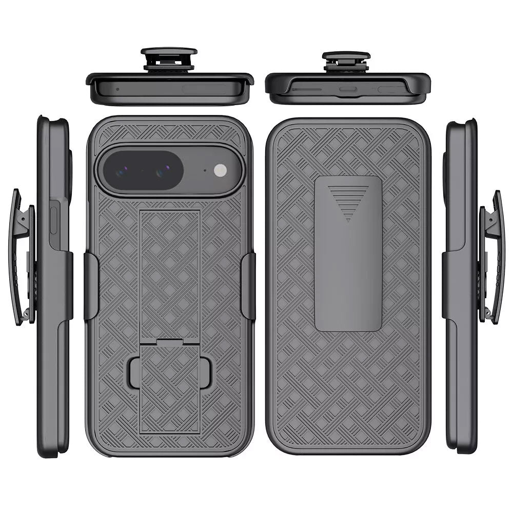 For Google Pixel 9/9 Pro Shell Holster Combo Kickstand 2105-2