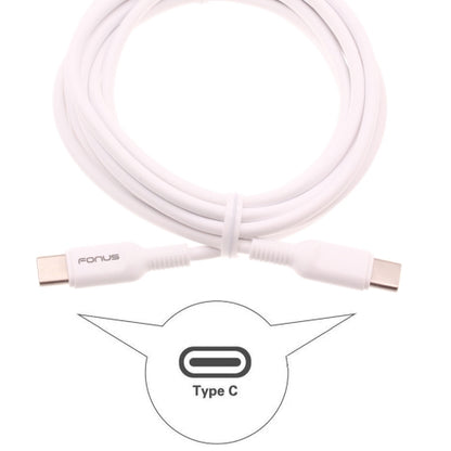 6ft Long Type-C Cable PD Fast Charger Cord Power Wire Sync (USB-C to USB-C)  - BFE30 1476-2