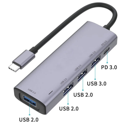 5-in-1 USB-C Adapter USB-A Hub and Charging Port 2013-3