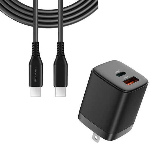 image of 38W PD Home Charger Fast Type-C 6ft Long Cable USB-C Power Cord QC3.0 Adapter  - BFG88 1861-1