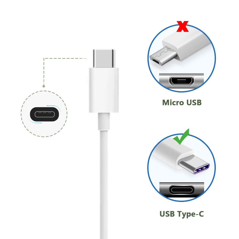 3ft and 6ft Long USB-C Cables Fast Charge TYPE-C Cord Power Wire Data Sync High Speed  - BFY71 1798-6