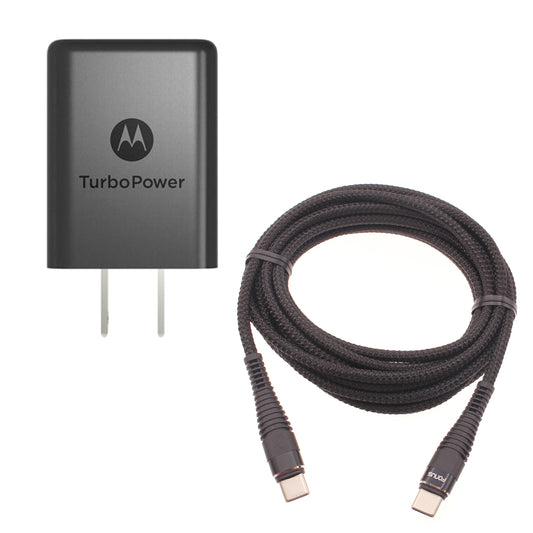 image of 27W Fast Home Charger TurboPower PD 6ft TYPE-C Cable USB-C Power Adapter  - BFE23 1472-1