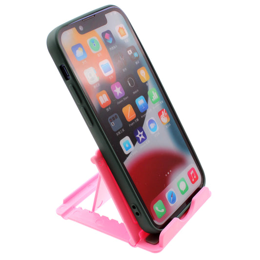 image of Pink Stand Fold-up Holder Travel Desktop Cradle  - BFG52 1667-1