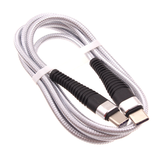 image of 3ft PD Cable Type-C to USB-C Fast Charger Cord Power Wire Sync  - BFE11 1491-1