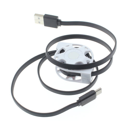 image of USB Cable Retractable Type-C Charger Power Cord  - BFC87 989-1