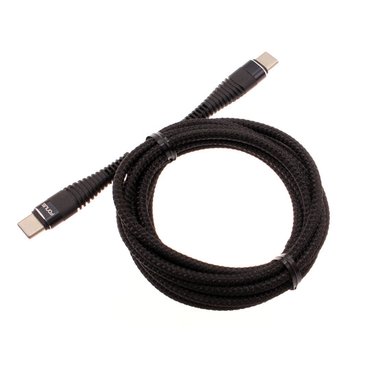 image of 6ft PD Cable Type-C to USB-C Charger Cord Power Wire Sync  - BFE10 1454-1