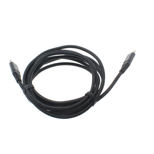 image of USB-C Cable 6ft Long Fast Charger Power Cord (Type-C to Type-C) Wire  - BFR20 1037-1