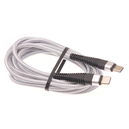 image of 6ft PD Cable Type-C to USB-C Charger Cord Power Wire Sync  - BFC45 1458-1