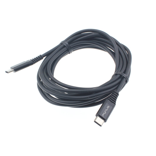 image of USB-C Cable 10ft Long Fast Charge Power Cord (Type-C to Type-C) Wire  - BFK92 1020-1