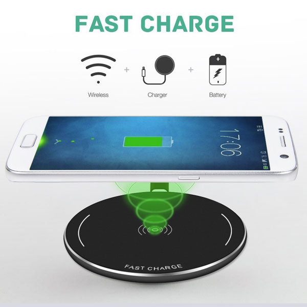 Wireless Charger Fast 7.5W and 10W Charging Pad Slim Quick Charge  - BFK83 999-2