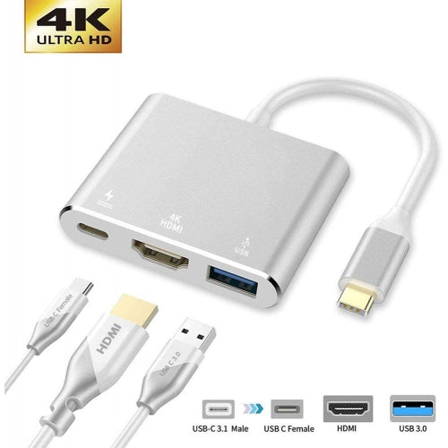 USB-C to 4K HDMI Adapter PD Port HDTV Adapter Charger Port TV Video Hub TYPE-C  - BFS84 1565-4