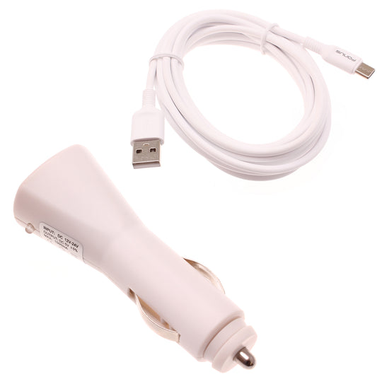 image of Car Charger 6ft USB-C Cable Power Adapter  Power Adapter   Long TYPE-C Cord  Plug-in  - BFY19 1740-1