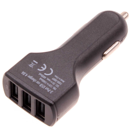 image of Car Charger 36W 3-Port USB 4.8A DC Socket Plug-in  - BFK62 843-1