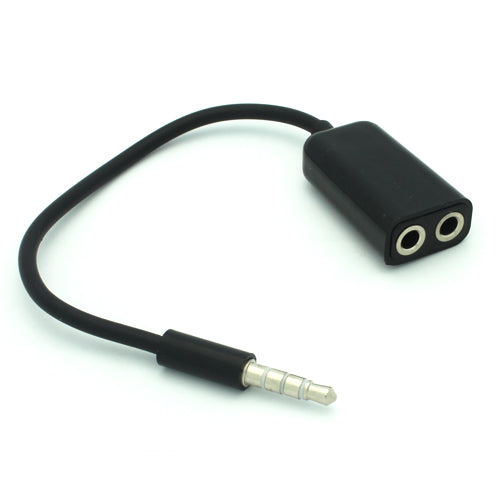 Headphones Splitter 3.5mm Earphone Adapter Dual Headset Port Audio Jack Adaptor  - BFG85 415-2