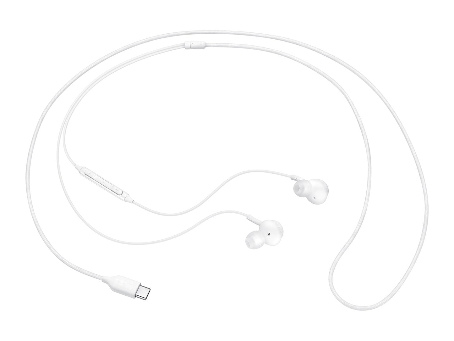 TYPE-C Earphones Wired Earbuds Headphones - White 2085-6