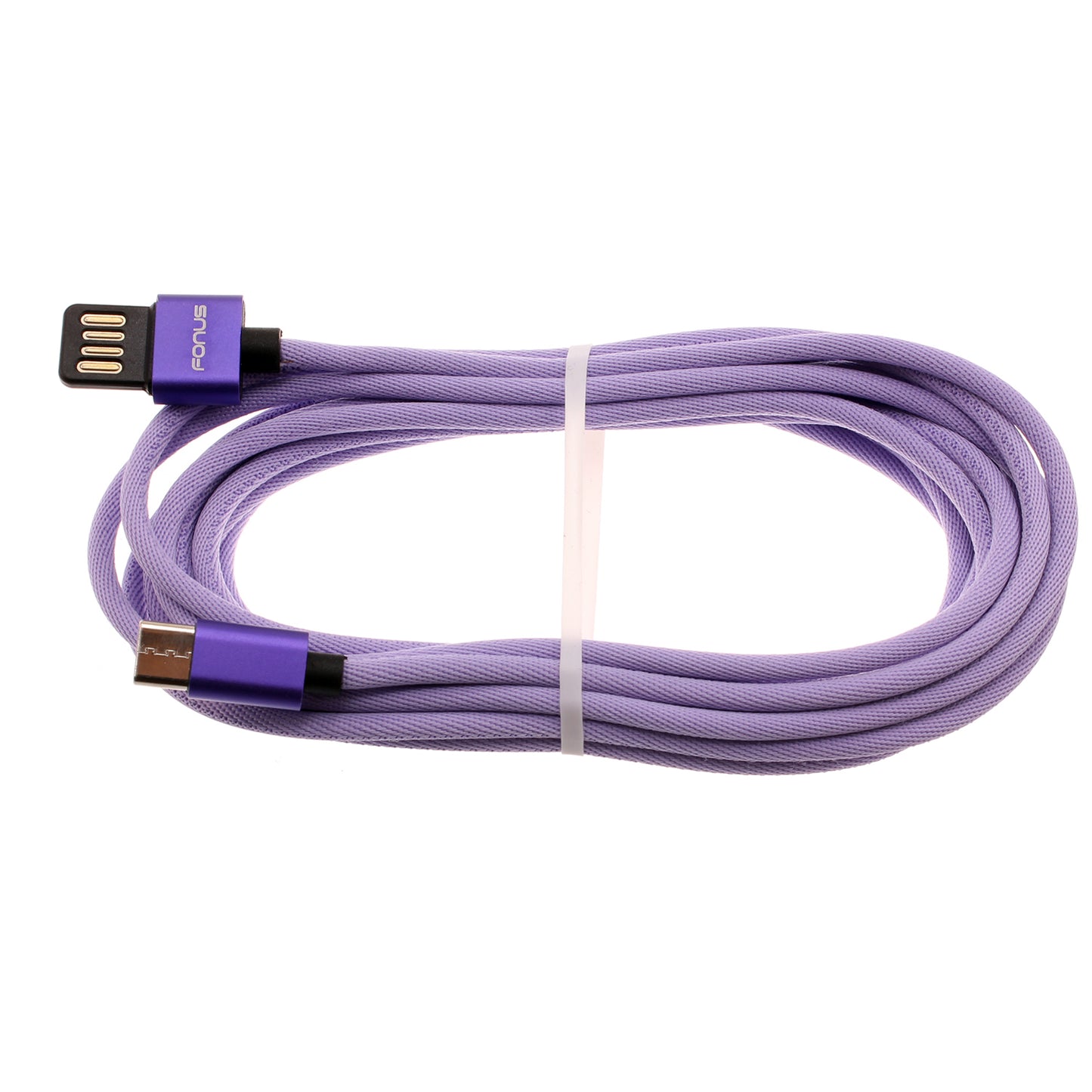 10ft USB-C Cable Purple Extra Long Fast Charger Power Cord Type-C  - BFA93 1551-1