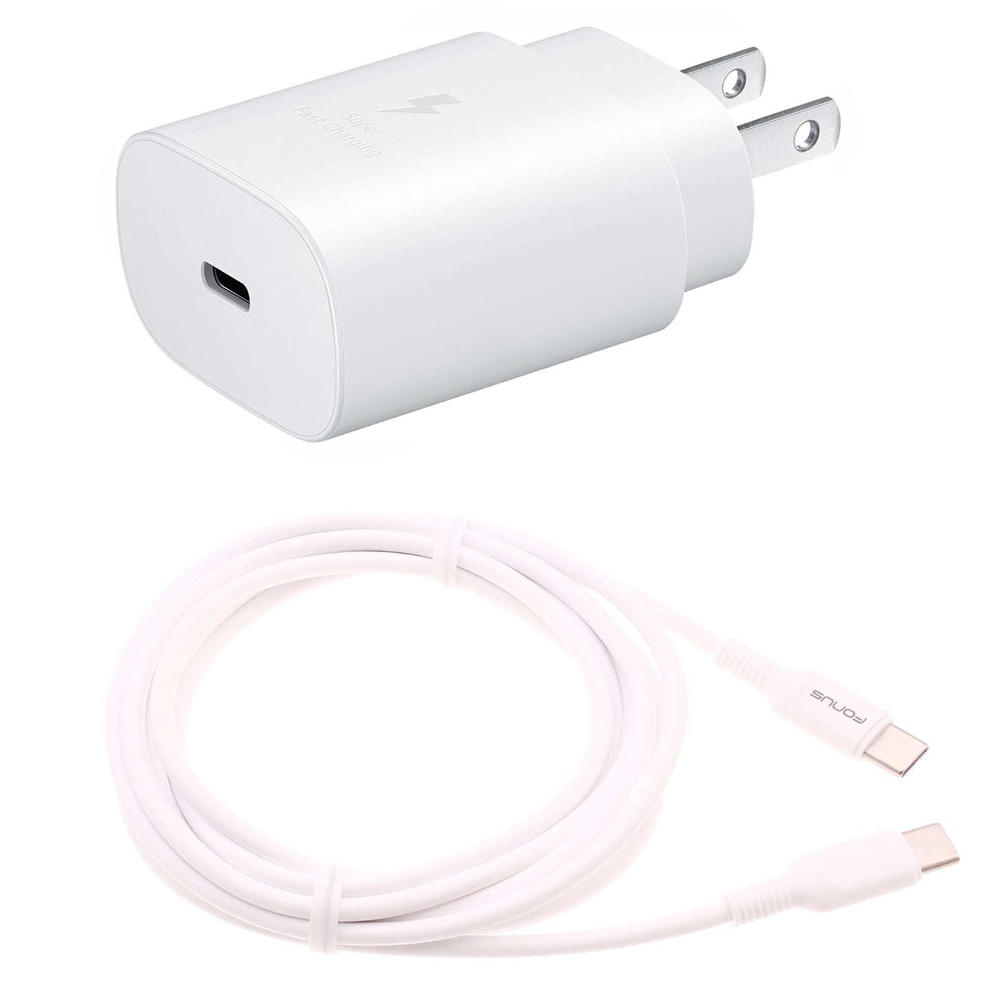 25W Fast Home Charger PD Type-C 6ft USB-C Cable Quick Power Adapter  - BFA79 1519-1