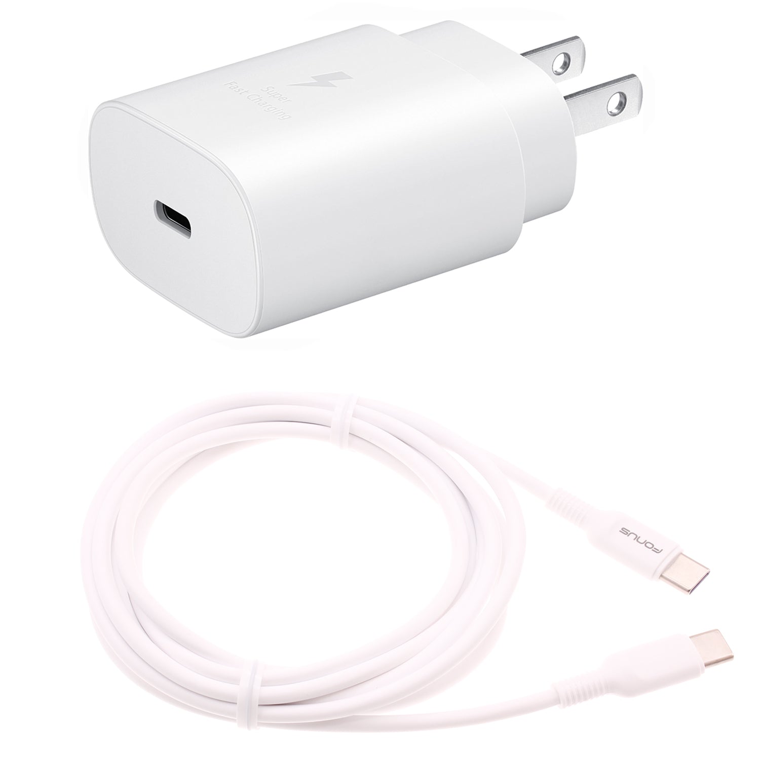 25W Fast Home Charger PD Type-C 6ft USB-C Cable Quick Power Adapter  - BFA79 1519-1