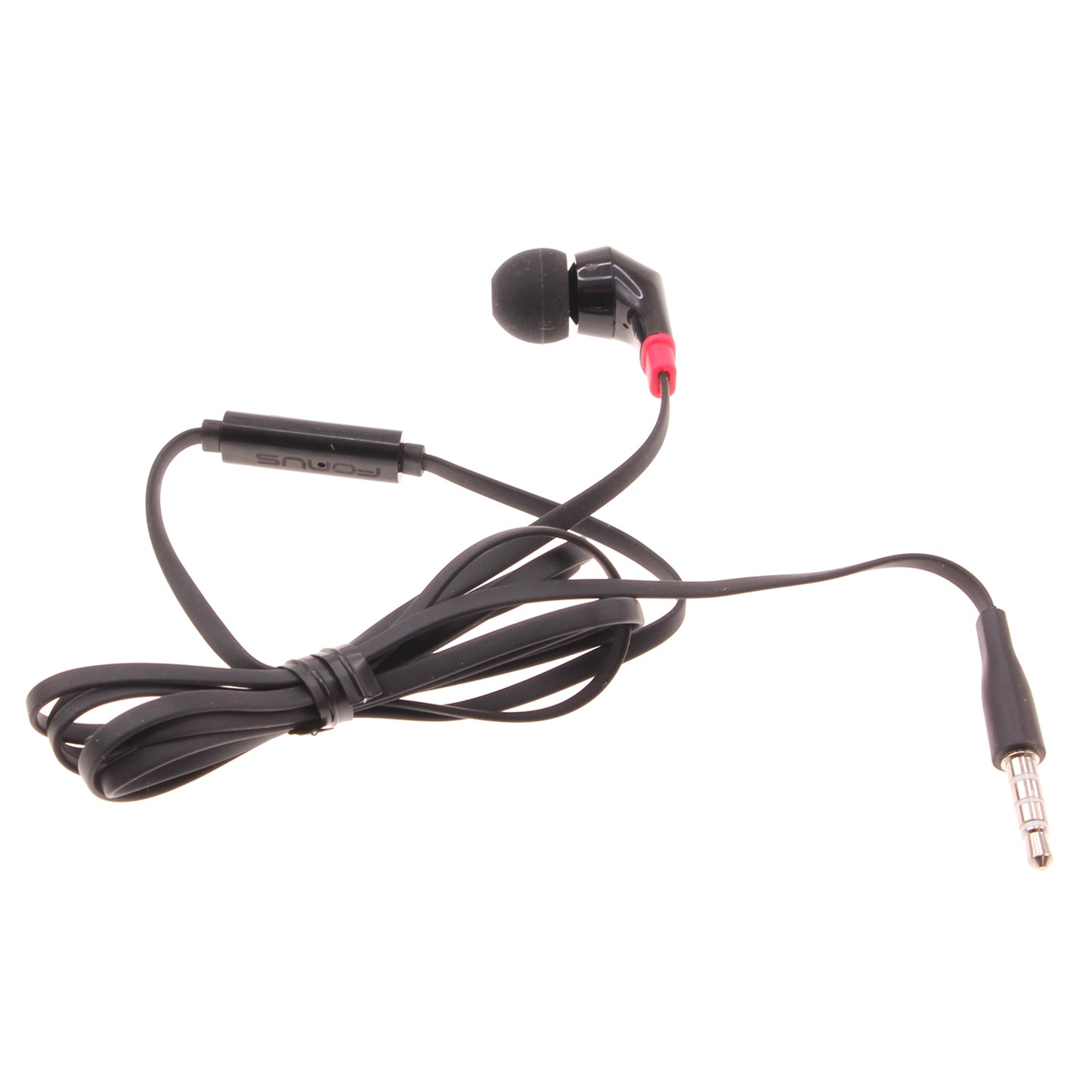 Mono Headset Earphone w Mic Wired Earbud 3.5mm Single Headphone Hands-free  - BFF47 440-1