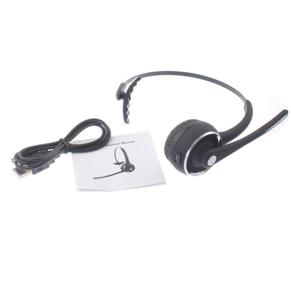 Wireless Headset With Boom Mic Headphone Hands-free Earphone Over-the-Head   - BFK82 994-4